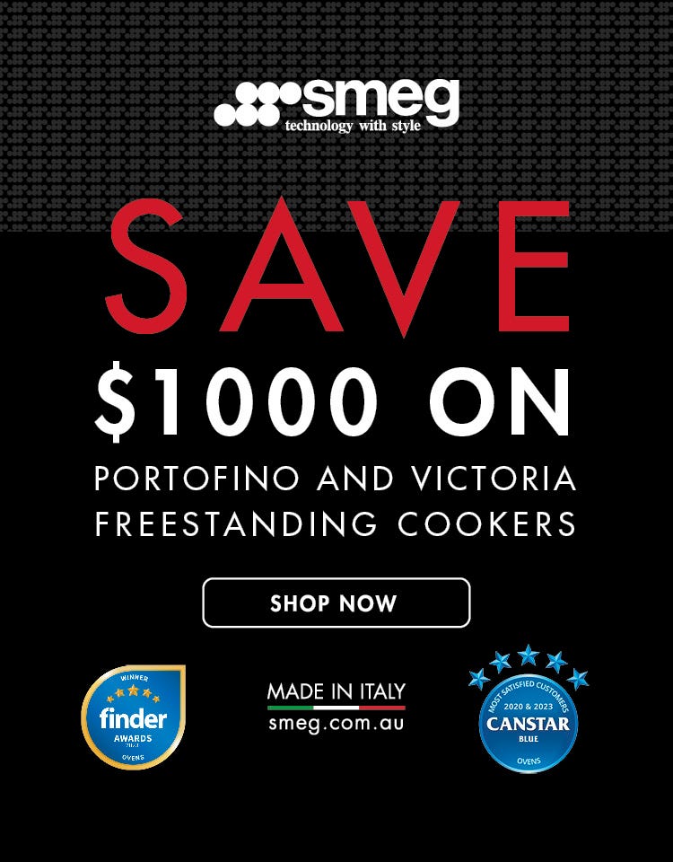 Save $1000* on Smeg Portofino and Victoria freestanding cookers. Offer ends 31/10/23. At an e&s near you.