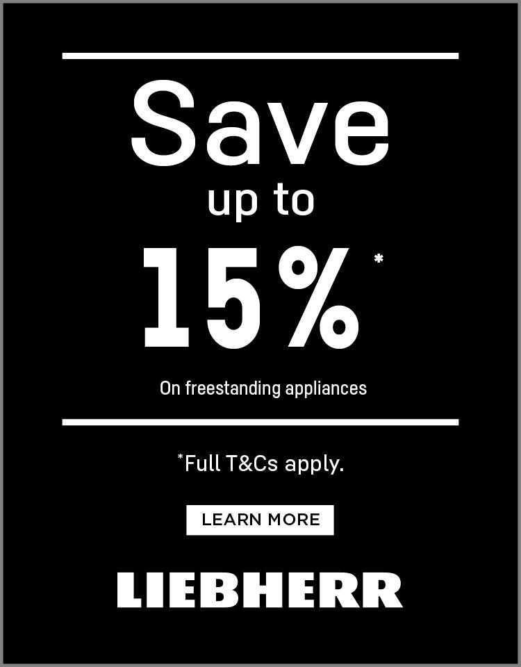 Save up to 15%* on selected Liebherr Freestanding Refrigeration and Wine Cabinets. Offer ends 30/04/25. At e&s where we won't be beaten on price.