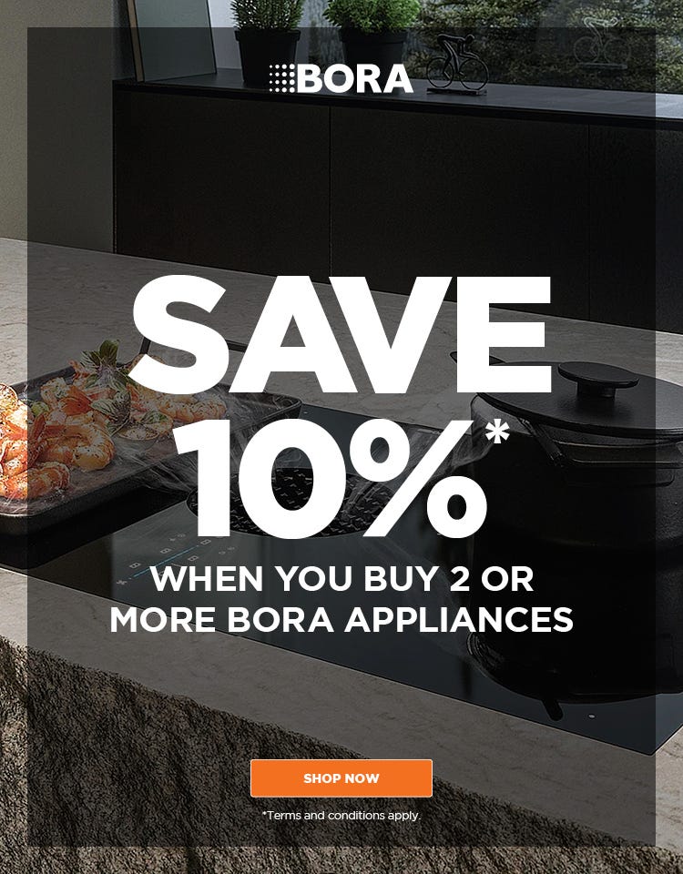 Get 10%* off when you purchase any 2 Bora Cooking Appliances. Offer ends 31/12/25. At e&s where we won't be beaten on price.