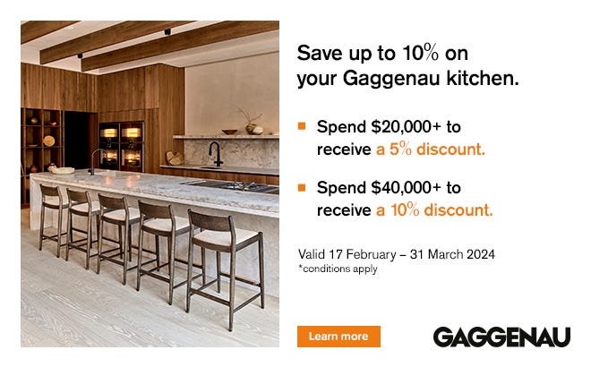 Save up to 10%* when you spend & save on selected Gaggenau kitchen appliances. Offer ends 31/03/24. At an e&s near you.