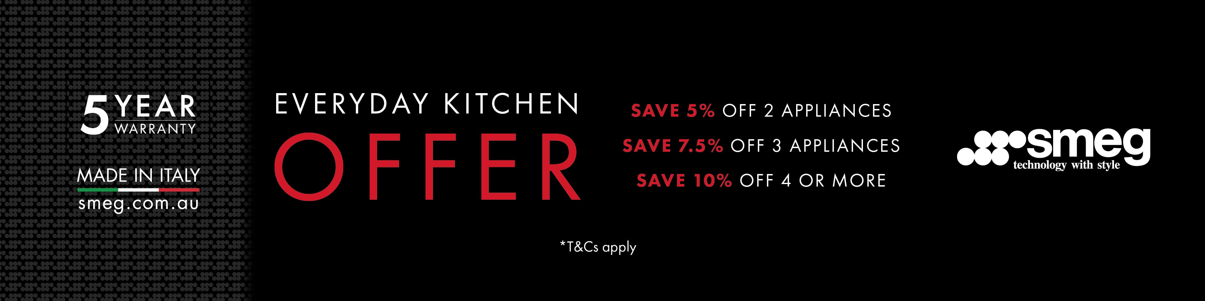 Save up to 10%* on selected Smeg kitchen appliance packages. Offer ends 31/12/25. At an e&s near you. We won't be beaten on price.