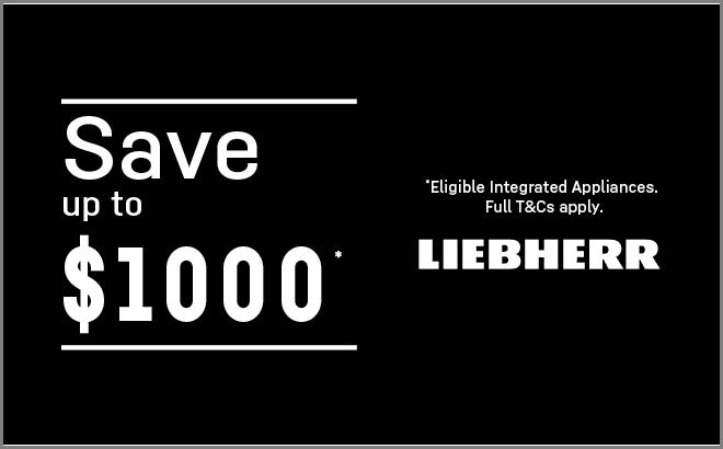 Save up to $1,000* on selected Integrated Liebherr Fridges, Freezers & Wine Cabinets. Offer ends 31/03/25. At e&s where we won't be beaten on price.