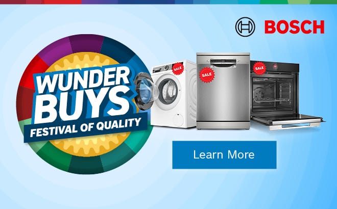 Discover great offers on selected products across the Bosch range. Limited Time Only. Offer ends 28/04/23. At e&s where we won't be beaten on price.