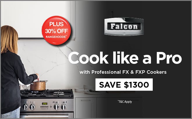 Save $1300* on Selected Falcon Professional FX & FXP Cookers. Offer ends 01/06/25. At e&s where we won't be beaten on price.