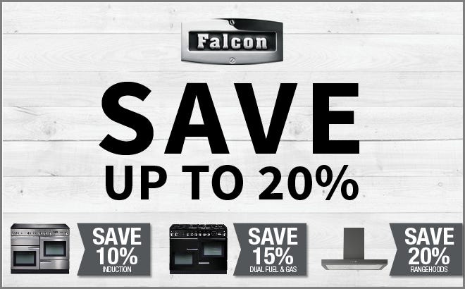 Save up to 20%* on selected Falcon Cookers & Rangehoods. Offer ends 28/01/24. At an e&s near you.