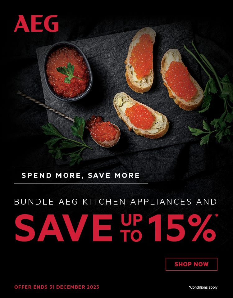 Bundle selected AEG kitchen appliances and save up to 15%* at e&s. Offer ends 31/12/23. At an e&s near you.